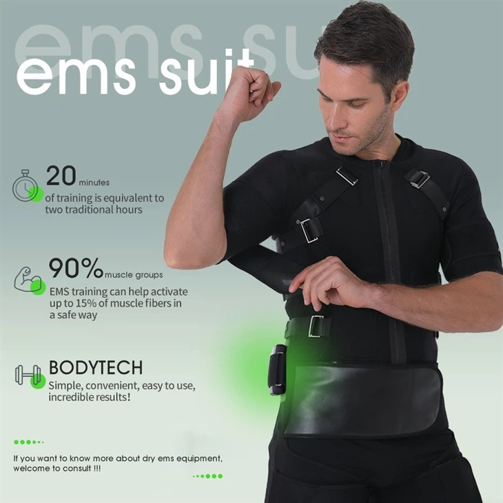 Full Body EMS Workout Electric Muscle Stimulation Training Machine